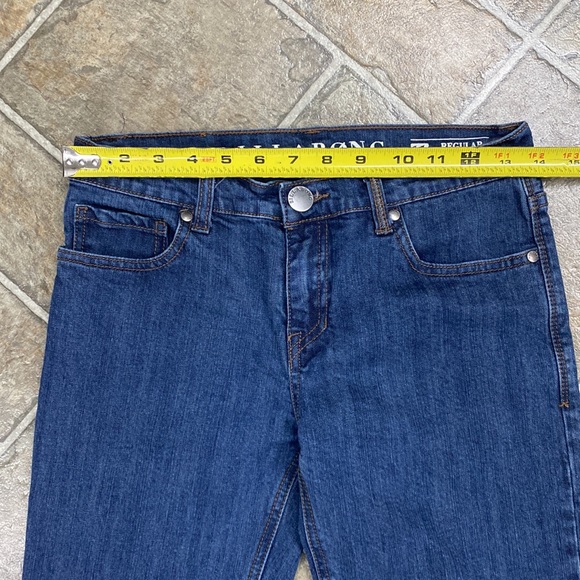 Billabong Regular Rex Jeans Mid Rise, Dark Blue Wash - Picture 8 of 11